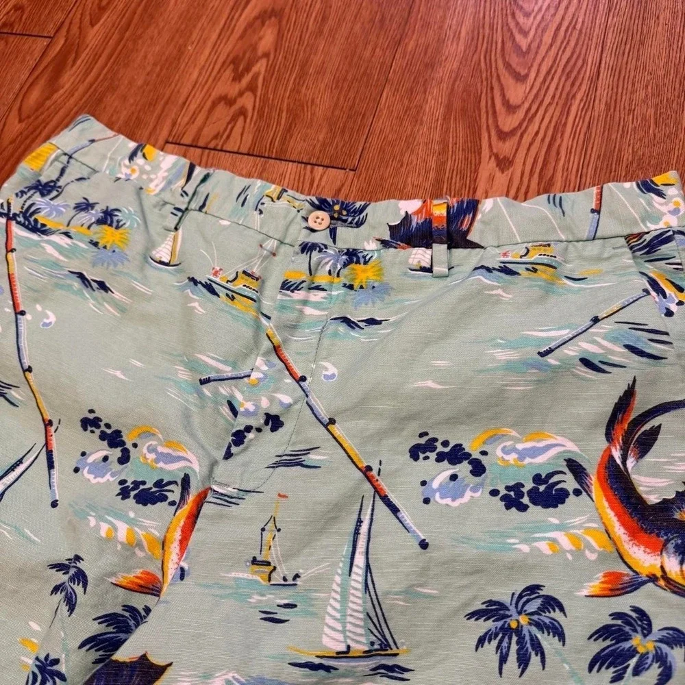Polo Ralph Lauren Men's Shorts Linen Blend Sailfish Sailing Size 36